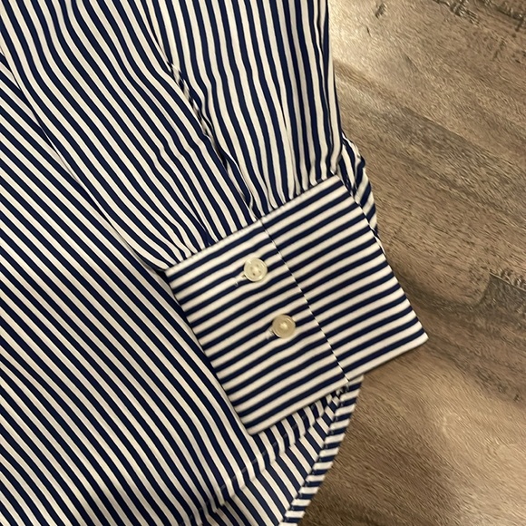 NWT Loft Striped Button Up - Picture 4 of 4